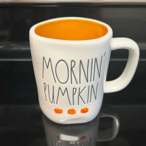 Rae Dunn “ Mornin Pumpkin “ Halloween Mug Brand New 2022